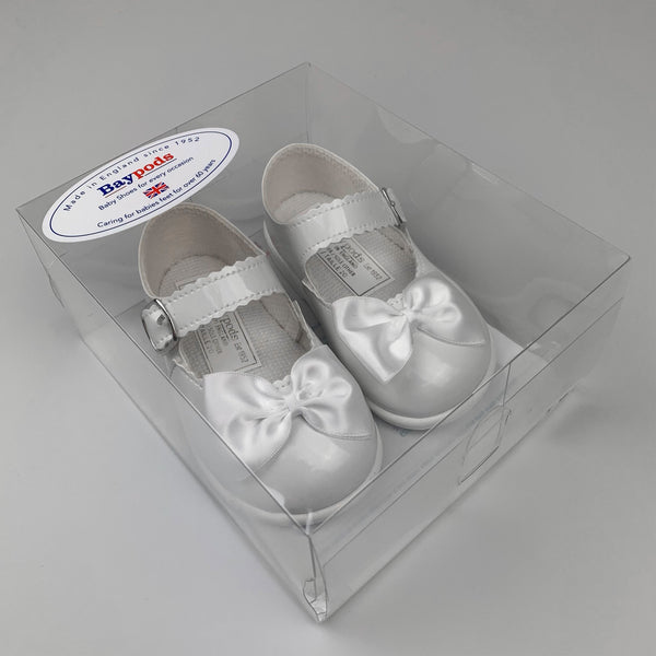 baby girls hard sole bow baypod shoes