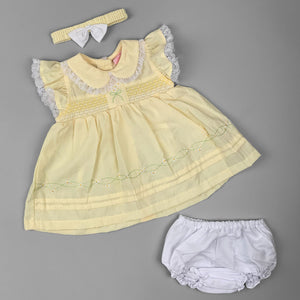 baby girls yellow summer dress