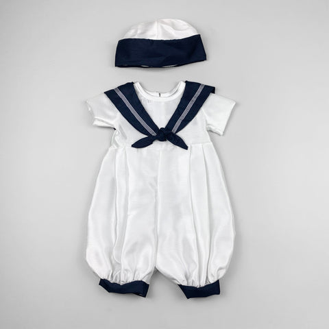 baby boys sailor christening outfit 