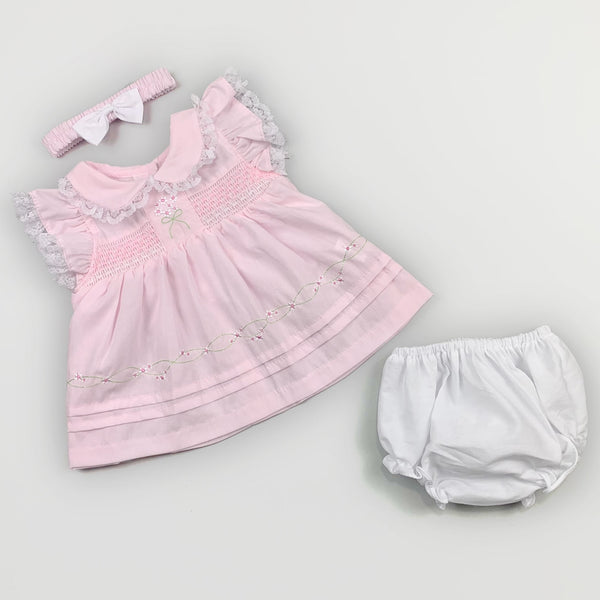 baby girls pink summer dress