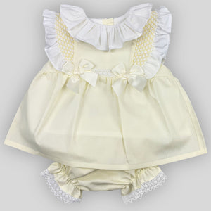 baby girls lemon easter outfit