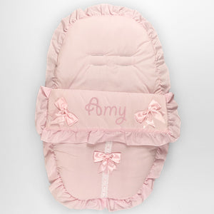 personalsied bab girls pink car seat