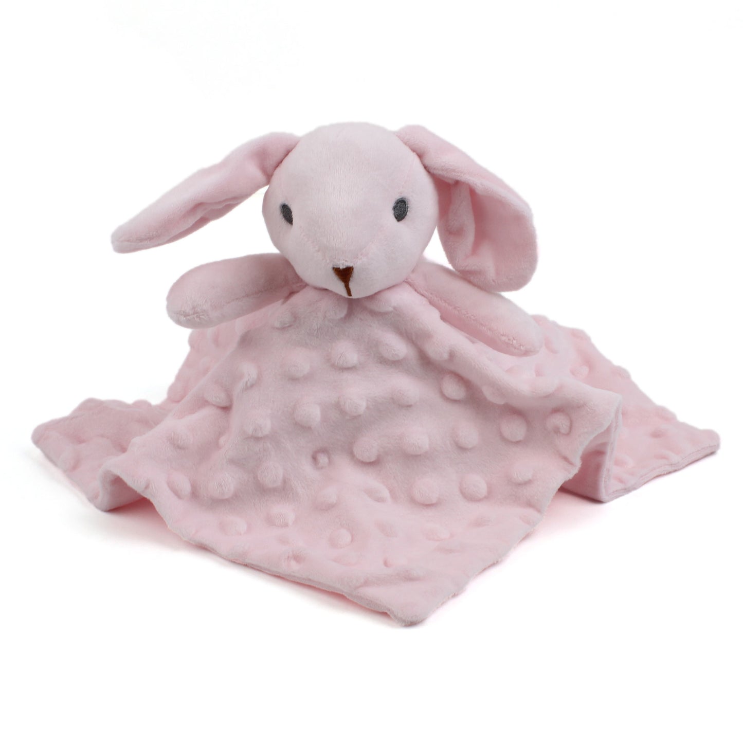 pink baby comforter bunny