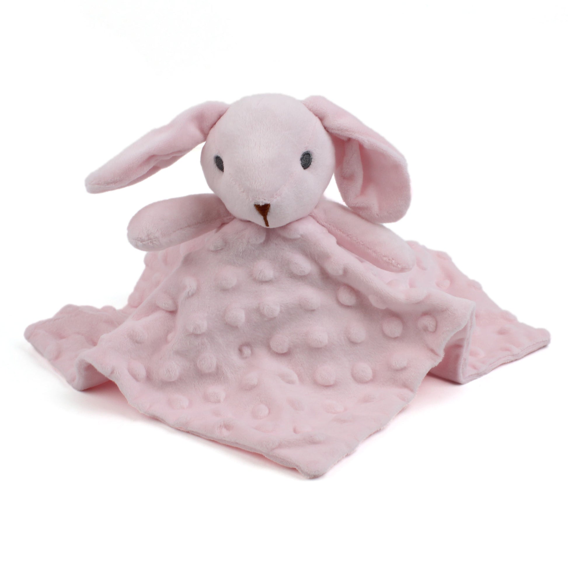 pink baby comforter bunny