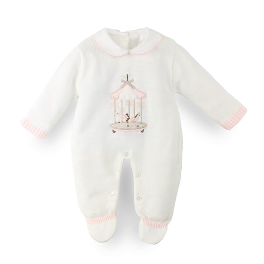 Baby Girls Carousel Knitted All in One | Made in Portugal