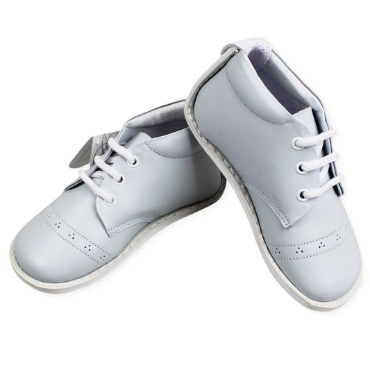 baby boys blue pex first walking soes leather