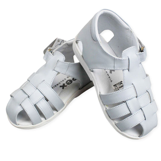 boys sandals pex leather in blue