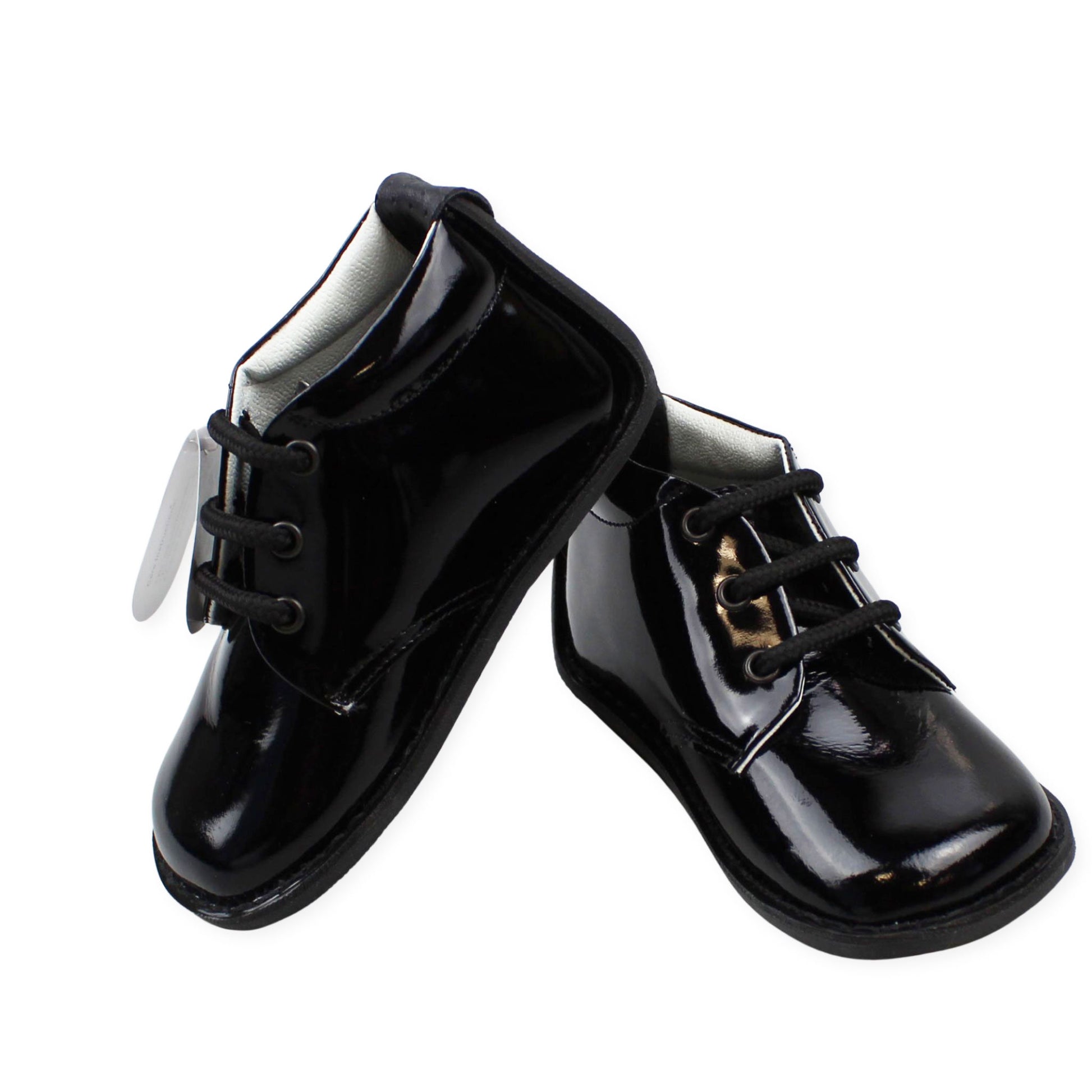 Baby Boys Black Laced shoe