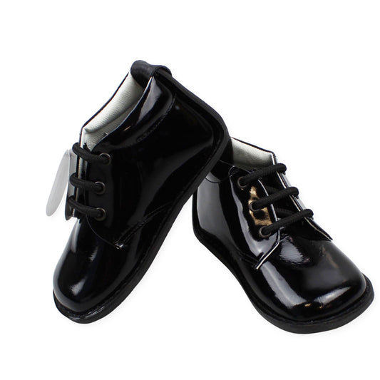Baby Boys Black Laced shoe