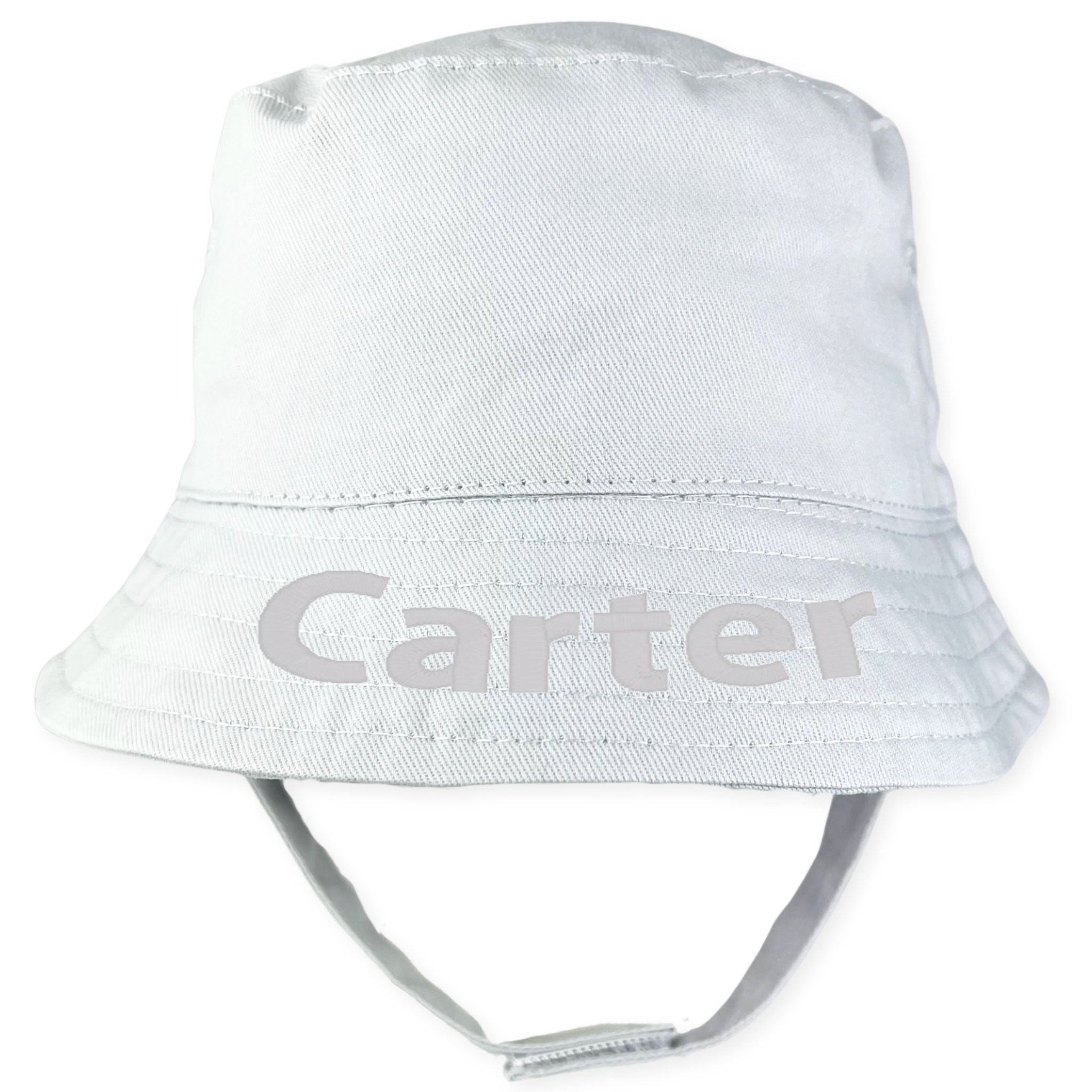 personalised grey bucket hat
