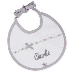 personalised unisex baby bib
