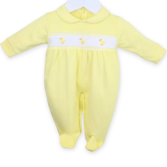 baby chick lemon yellow velour