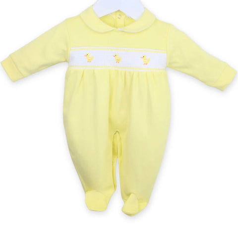 baby chick lemon yellow velour