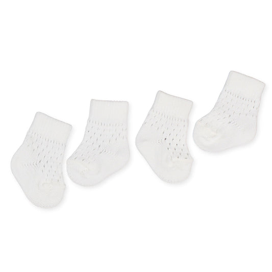 baby white ankle socks