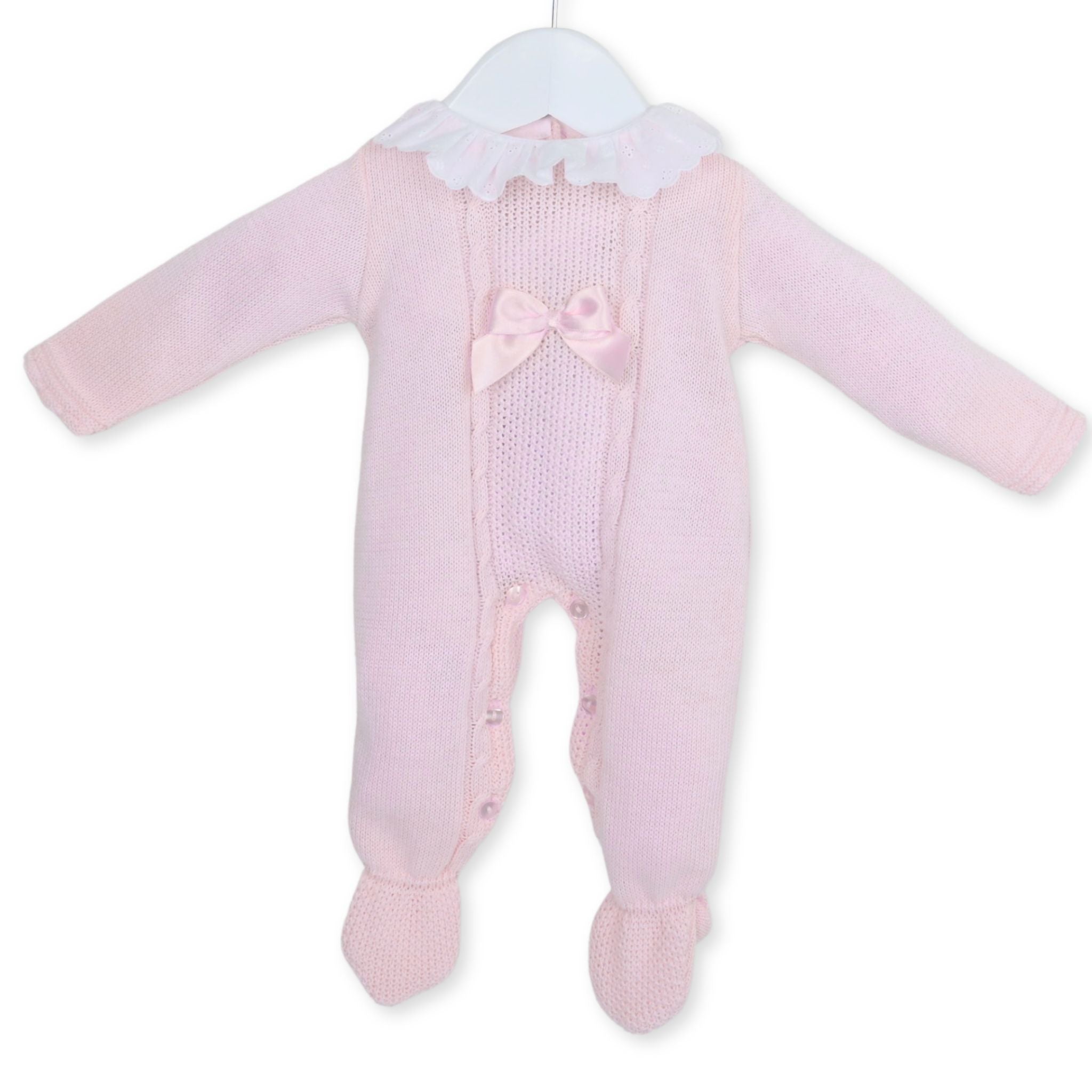 baby girls knitted pex outfit all in one