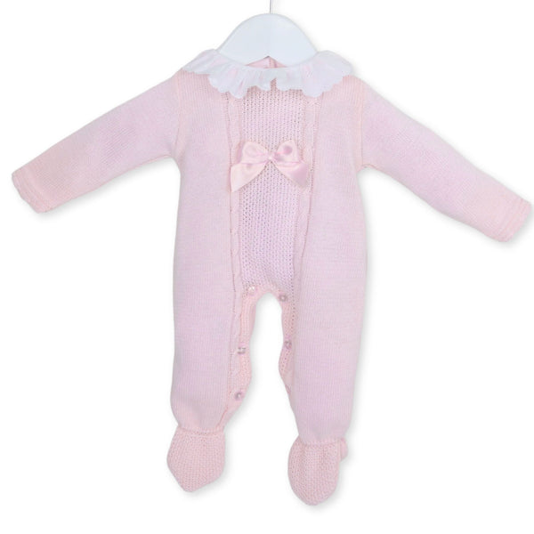 baby girls knitted pex outfit all in one