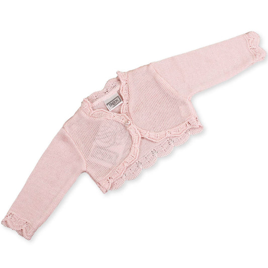 bbay girls smart pink cardigan