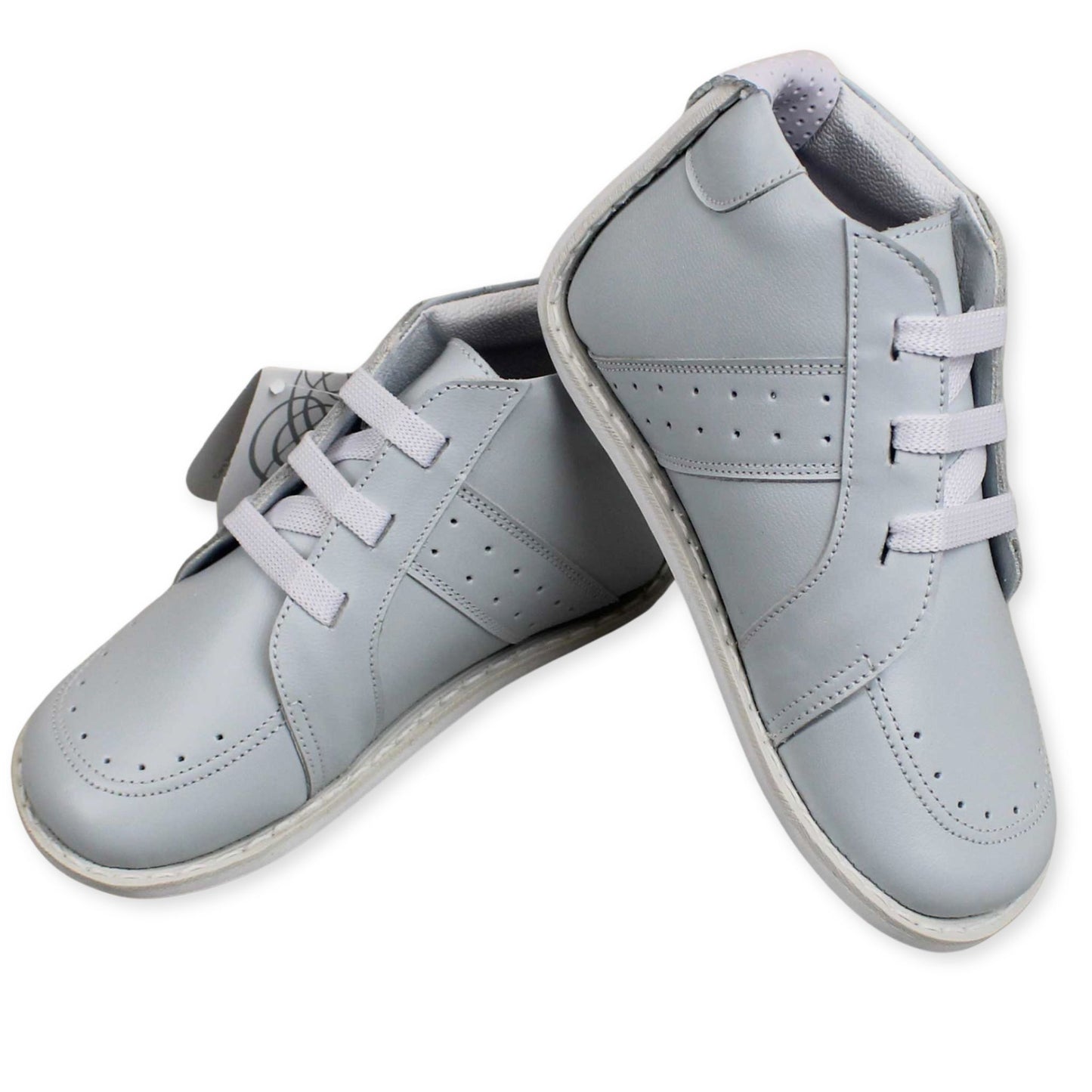 Baby boys hard soul leather shoe blue
