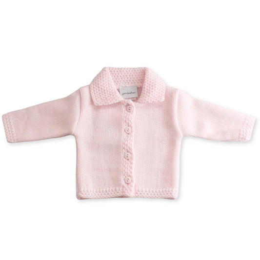 baby pink cardigan dandelion baby girls