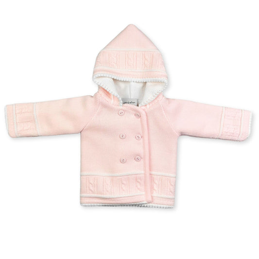 baby girls knitted pink jacket