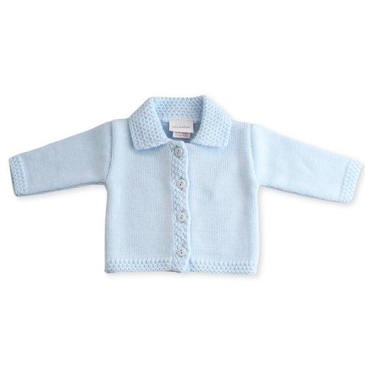 baby boys knitted dandelion cardigan
