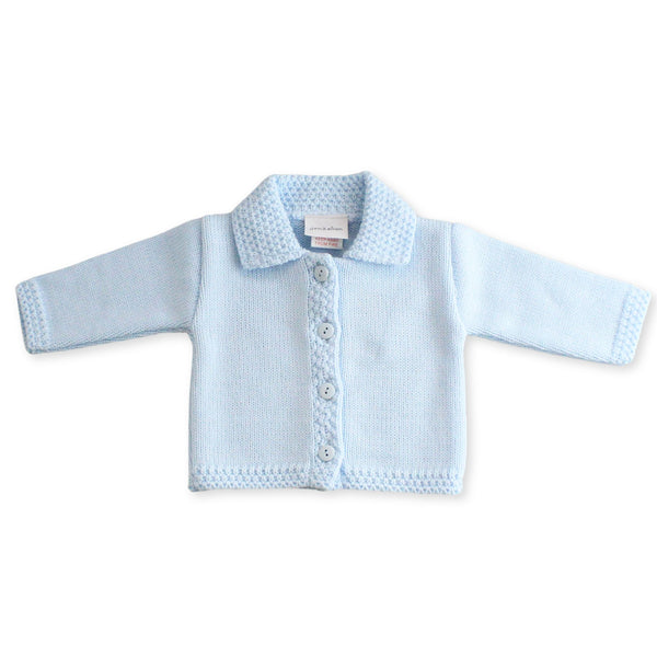 baby boys knitted dandelion cardigan