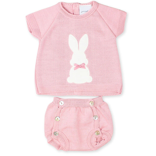 baby girl easter set pink bunny first easter