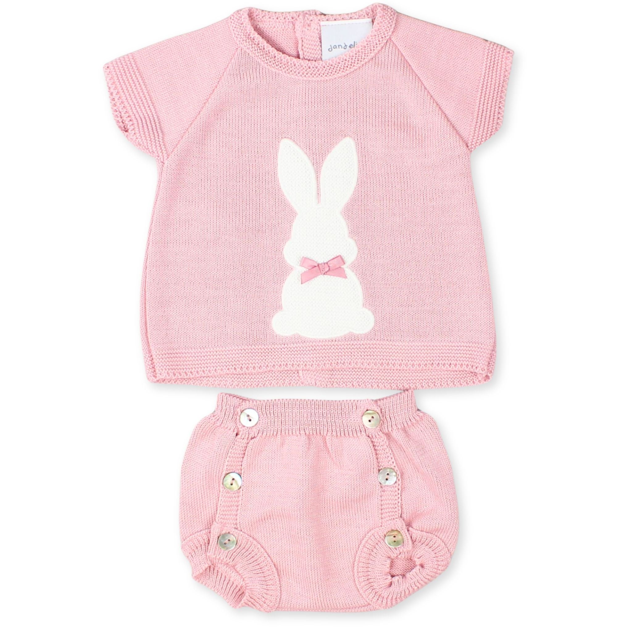 baby girl easter set pink bunny first easter