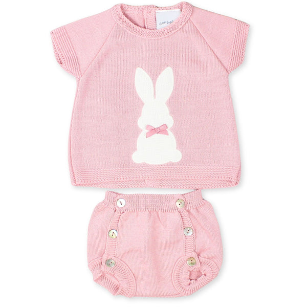 baby girl easter set pink bunny first easter