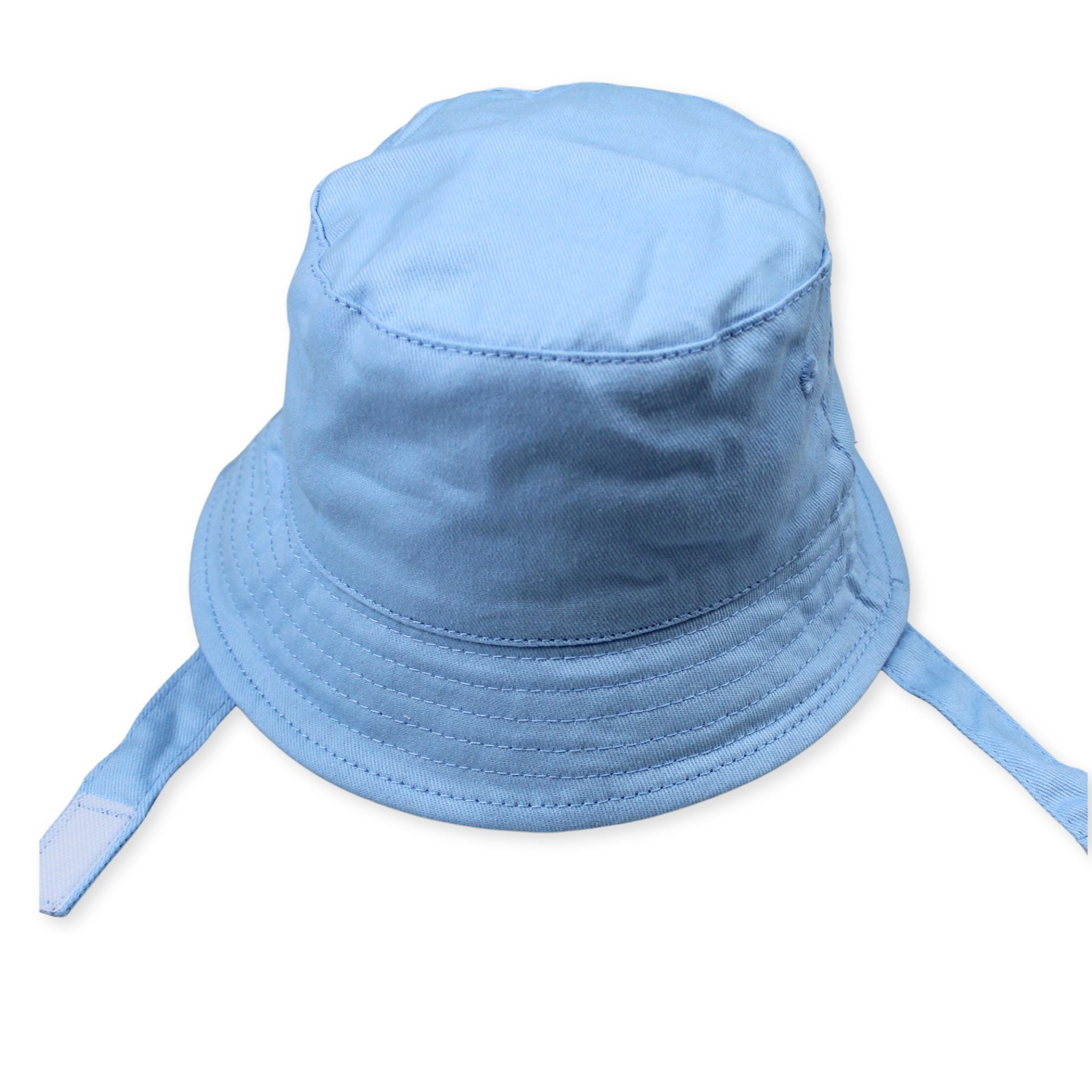 blue baby boys sun hat bucket style