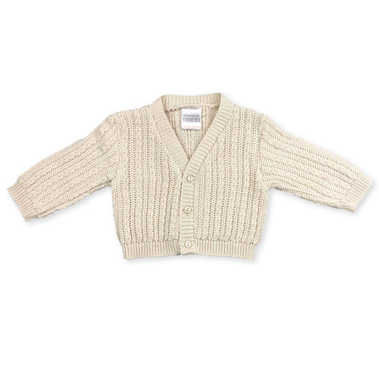 baby boys beige cardigan