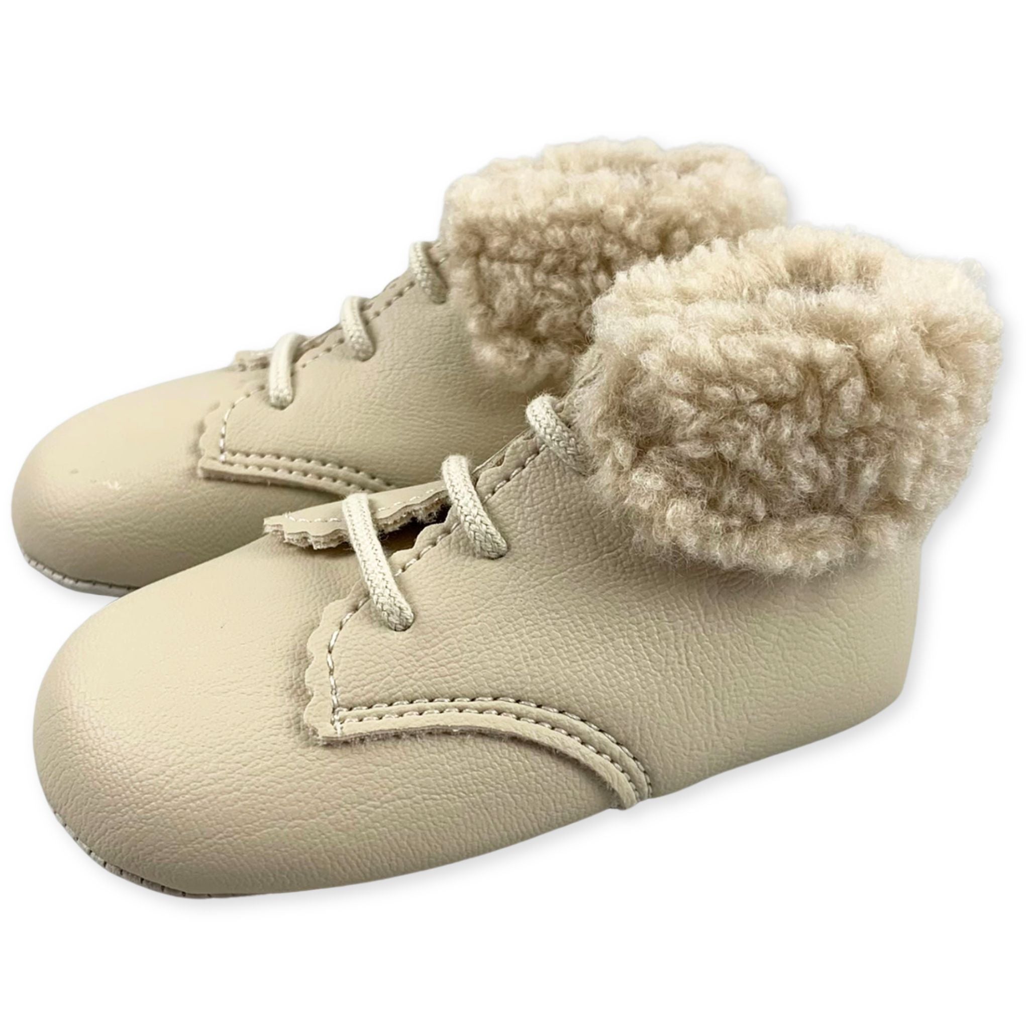 baby girl cream baypod boots baby shoes footwear