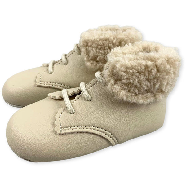 baby girl cream baypod boots baby shoes footwear