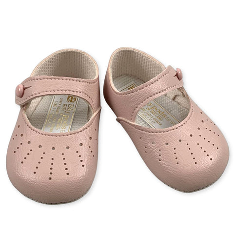 baby girl dusky pink shoes soft sole pre walkers by baypod