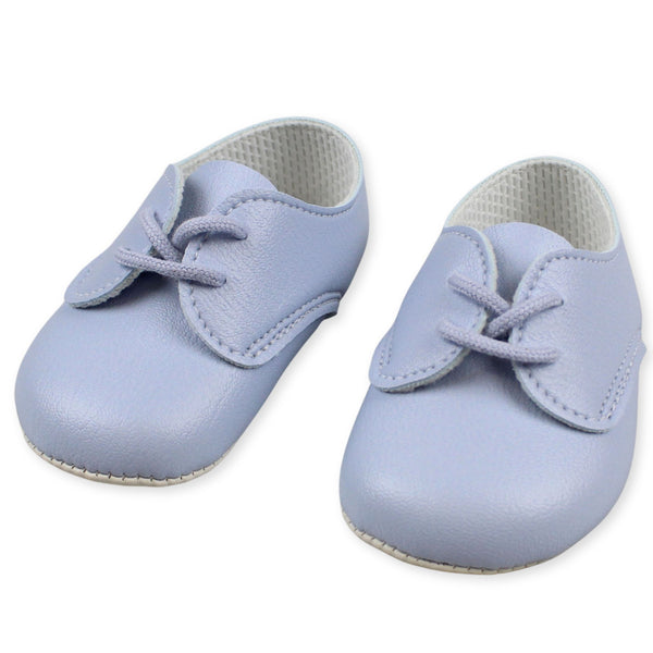baby boy blue lace u shoes soft sole pre walker