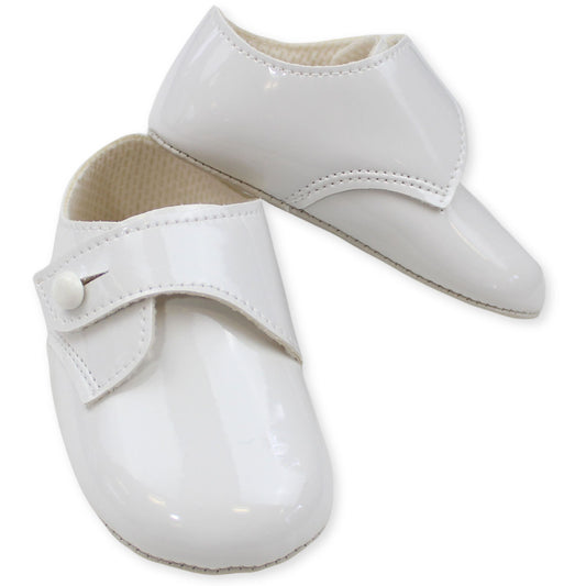 baby boy white shoes christening