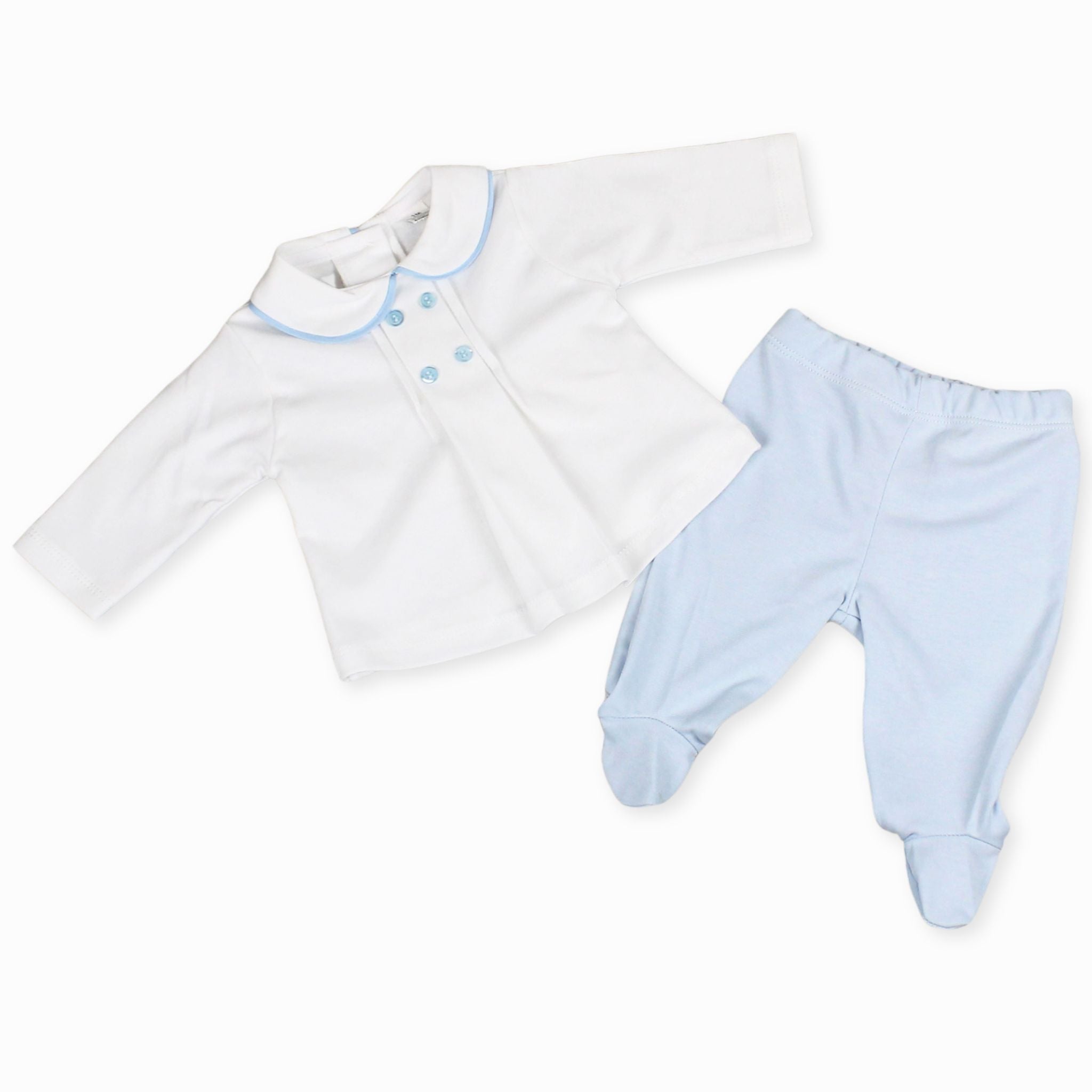 baby boys two piece shirt and trousers set