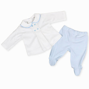 baby boys two piece shirt and trousers set
