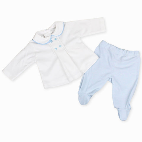 baby boys two piece shirt and trousers set