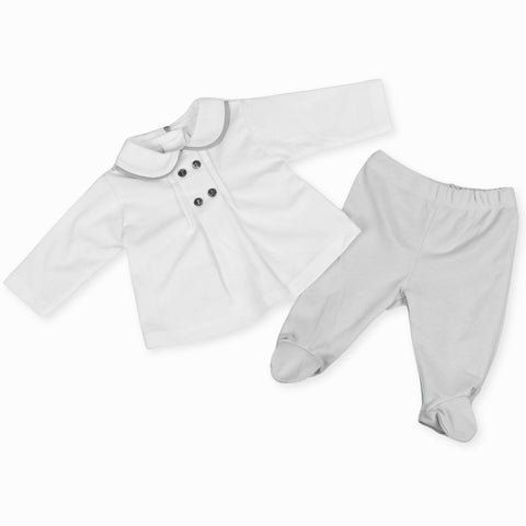 baby boys grey outfit