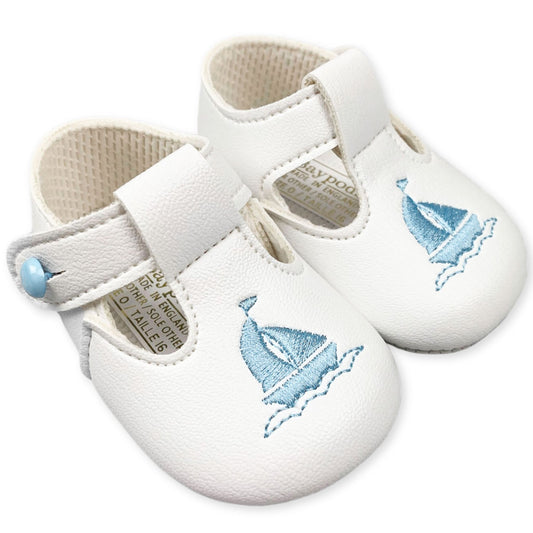 baby girls black diamante bow shoes