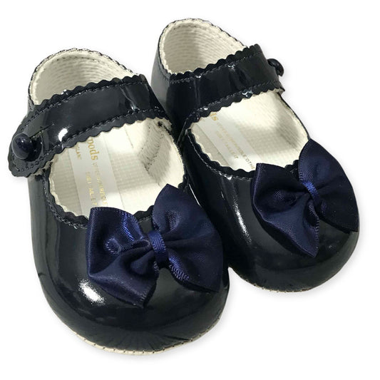 baby girl shoes navy blue