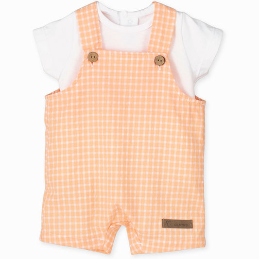baby orange two piece 