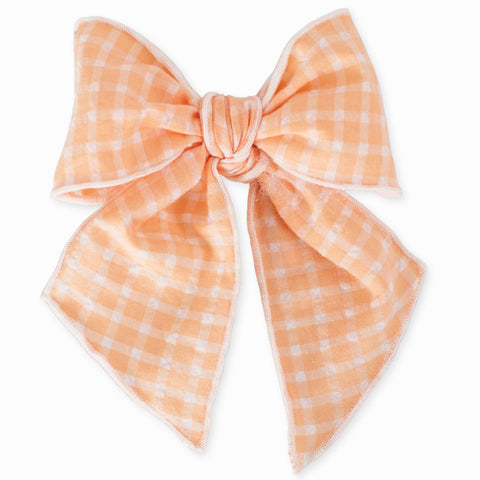 orange pattern headband