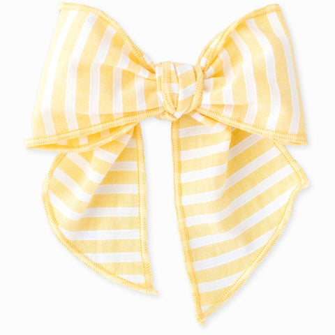baby girls yellow striped headband 