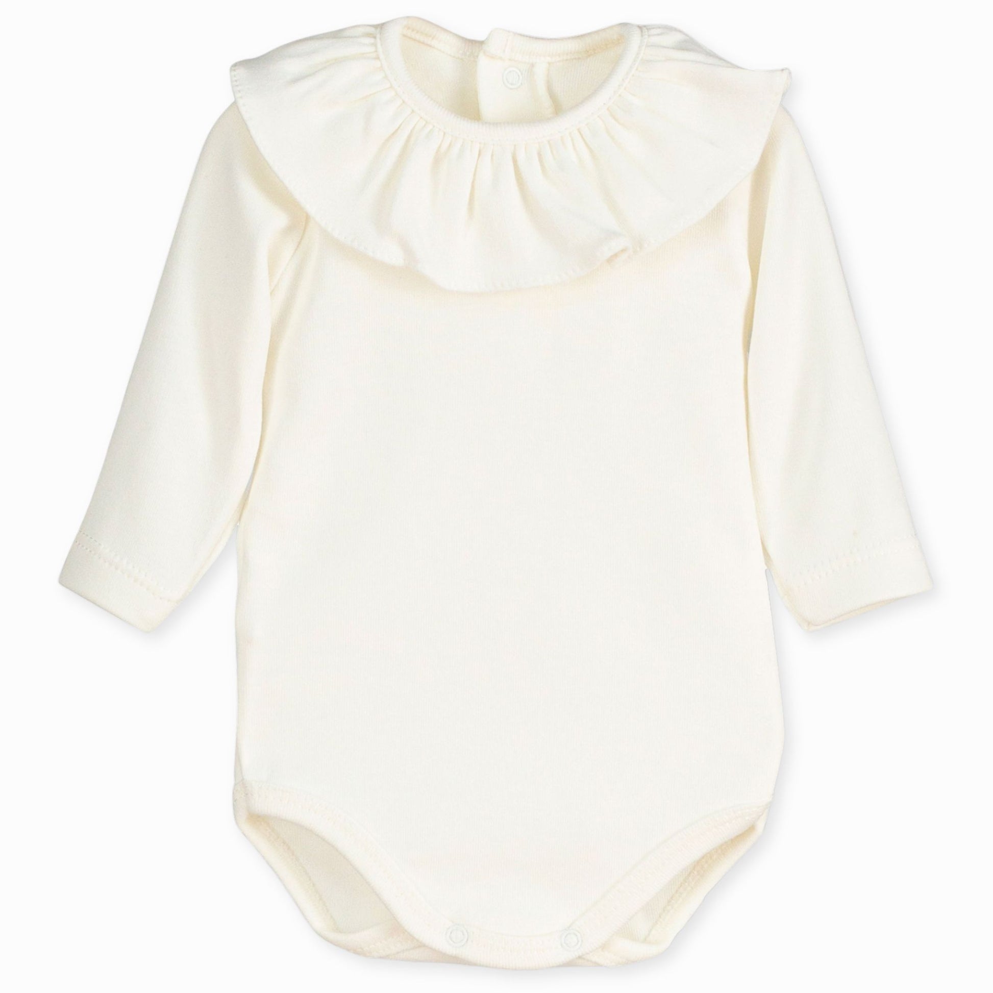 cream baby girls romper