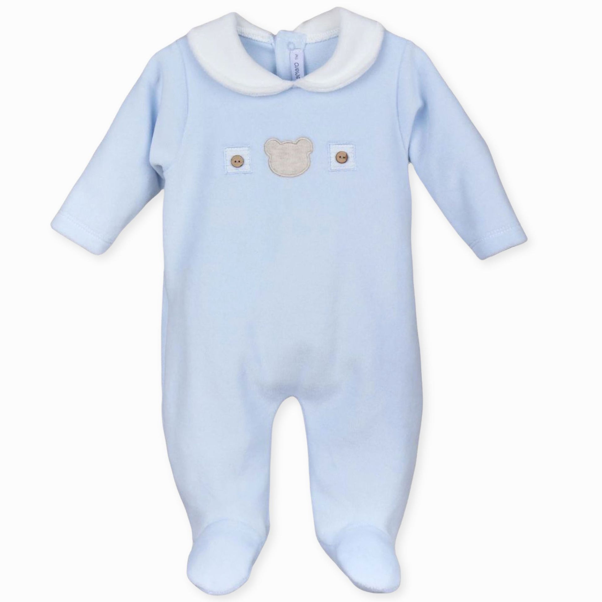 calamaro baby boy blue velour