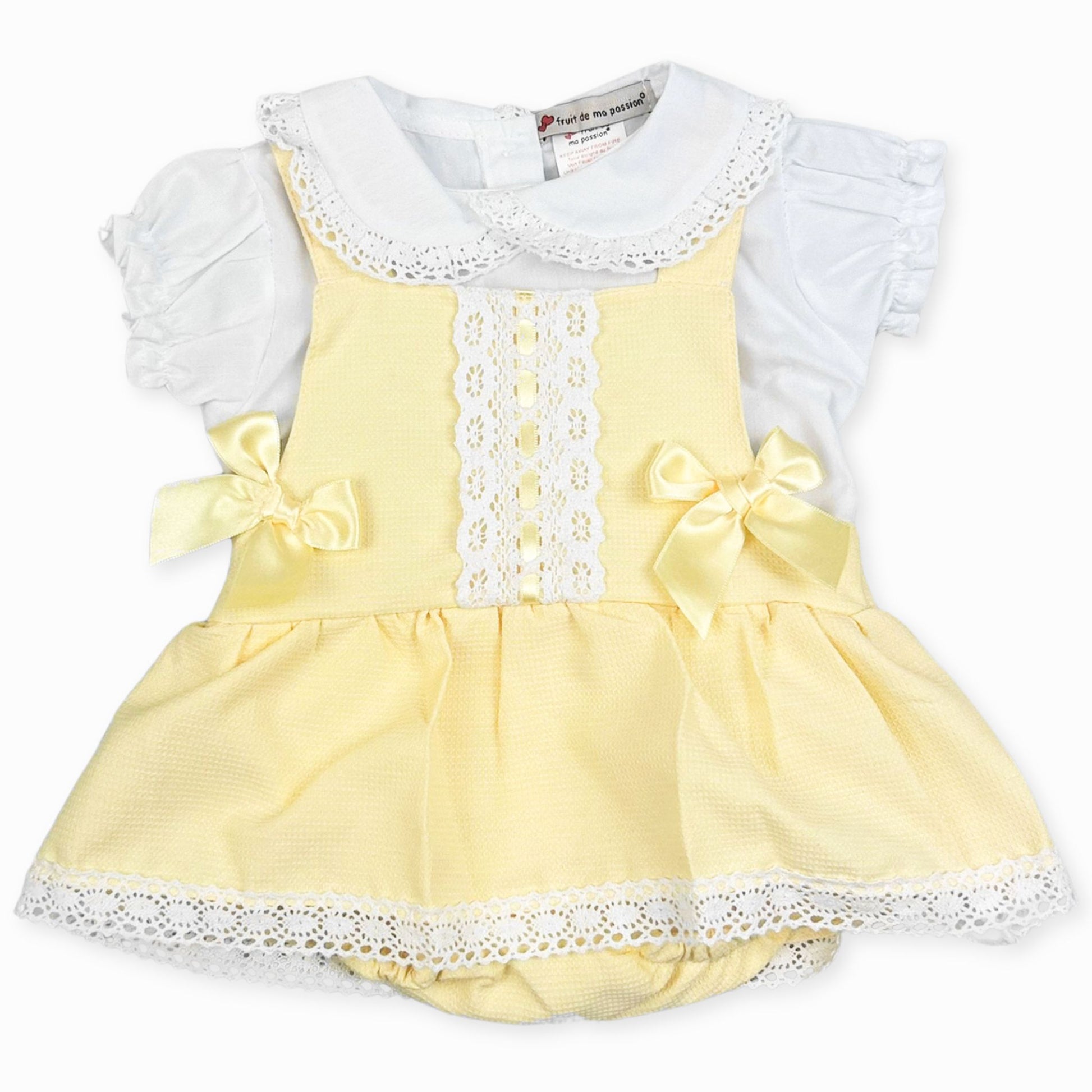baby girls lemon outfit