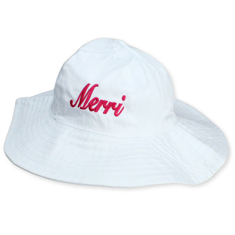 personalised baby girls floppy hat