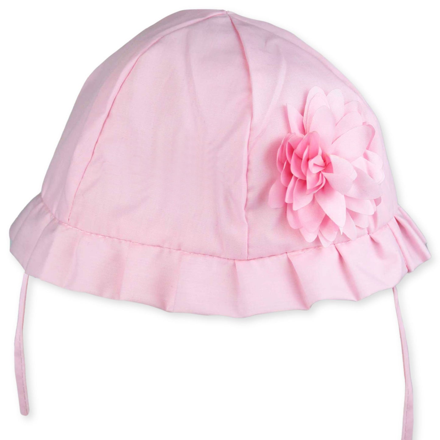 Sun Hat With Flower - Pink